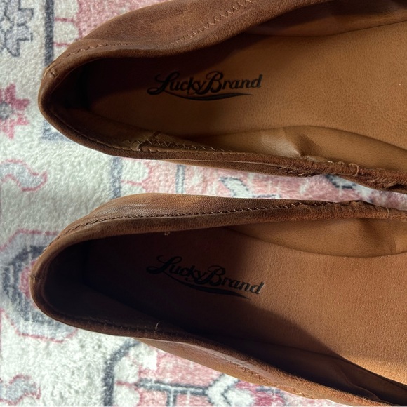 Lucky Brand Brown Leather Flats - Picture 5 of 8